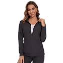 COZYFIT Scrub Jackets for Woman, Zip Front Nurse Jacket