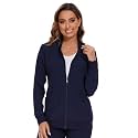 COZYFIT Scrub Jackets for Woman, Zip Front Nurse Jacket