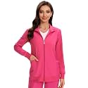 COZYFIT Scrub Jackets for Woman, Zip Front Nurse Jacket