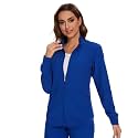 COZYFIT Scrub Jackets for Woman, Zip Front Nurse Jacket