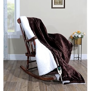 cozyland present diamond range digital electric over blanketbed warmer 6034x 9034 - single  with digital remote1 to 12 hr automanual cutoff  digital display temp control heat settings - coffee