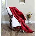 cozyland Present Diamond Range Digital Electric Over Blanket/Bed Warmer| 60"x 90" - Single | with Digital Remote|1 to 12 Hr Auto/Manual Cutoff | Digital Display Temp Control Heat Settings - Red