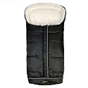 CozyMe Winter Stroller Blanket Evolution, Stroller Footmuff, 3-in-1 Waterproof Toddler Stroller Bunting Bag Fits Most Pushchairs and Joggers, Central Open, Reflective Strip Design, 6M - 36M, Black
