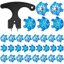 Cozypower 31 Pcs Golf Spikes Cleats Metal Screw with Tool