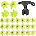Cozypower 31 Pcs Golf Spikes Cleats Metal Screw with Tool