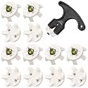 Cozypower 31 Pcs Golf Spikes Cleats Metal Screw with Tool