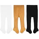 CozyWay Baby &amp; Toddler Tights - Baby Girl and Boy Leggins Cable Knit Comfy Cotton Infant Multicolor - 3 Pack