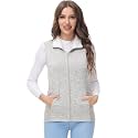 COZZIPLUS Women's Sweater Fleece Jacket Full Zip Knit Jacket with Pockets
