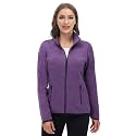 COZZIPLUS Women's Sweater Fleece Jacket Full Zip Knit Jacket with Pockets