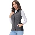 COZZIPLUS Women's Sweater Fleece Jacket Full Zip Knit Jacket with Pockets