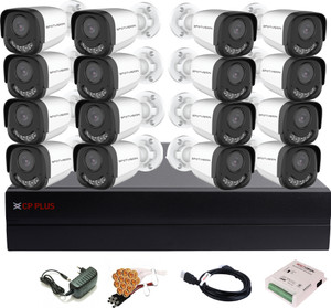 cp plus 16 channel hd dvr 1080p24mp advanced color nightvision outdoor cameracpar-511 security camera