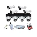 CP PLUS 2.4 MP Full HD IR Guard+ Colorful Vision in Night with Ch DVR, 4 Dome Cameras, 4 Bullet Cameras,8-CH DVR, 2TB HDD,8-CH ANTECH Power Supply, BNC & DC CCTV Security Camera Set