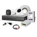 CP PLUS 2.4MP Night Vision Outdoor Bullet Camera (1Pc), Indoor Dome Camera (1 pc), 4CH DVR Without HD, 90 MT Co-Axial Cable, 4CH Power Supply, 1TB HD, HDMI, BNC, DC