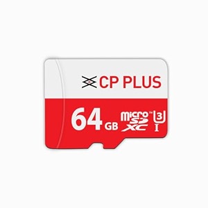cp plus 64gb microsdxc memory card grade uhs-3 class 10 up to 70 mbps reading amp 30 mbps writing speed with high performance of data transfer amp lower power consumption for portable devices cp-um64c