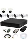 CP PLUS 8 Ch. HD DVR , Colorful View In Nightvision 4B/2D 2.4 MP Camera with 500GB HDD Security Camera