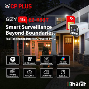 CP PLUS R33T 3MP 4G SIM-BasedCyber Secure