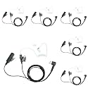 CP200D CP200 Surveillance Earpiece for Motorola 2 Pin Radios,6PCS