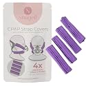 CPAP Headgear Strap Covers (4-Pack) – Purple - Universal CPAP Mask Cushions– Soft Fleece Fabric to Reduce Pressure and Improve Comfort – Perfect for Enhanced Sleep Quality &amp; Skin Protector