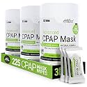 CPAP Odor Control Formula, 75 ct 3pk Canister Plus 15 Travel Wipes, 240 Wipes