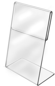 cpi 1 compartments acrylic acrylic qr bar code display stand paper stand photo frames 4 x 6a6 1pc