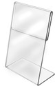 CPI 1 Compartments Acrylic Acrylic QR Bar Code Display Stand, Paper Stand Photo Frames 4 X 6(A6) 1Pc