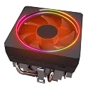 Ryzen 7 CPU Cooler Wraith Prism RGB LED Lighting Heatsink Copper Core Base Fan Pre-Applied Thermal Paste Compatible with AMD Socket AM5 AM4 AM3, Ryzen7 8700X 9700X 2700X 3700X 4700X 6700X 7700X Cooler