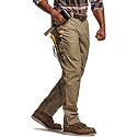CQR Men's Quick Dry Work Pants, Water Resistant Outdoor Tactical Pants, Lightweight Stretch Cargo Hiking Pants
