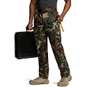 CQR Men's Quick Dry Work Pants, Water Resistant Outdoor Tactical Pants, Lightweight Stretch Cargo Hiking Pants