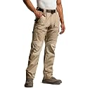 CQR Men's Quick Dry Work Pants, Water Resistant Outdoor Tactical Pants, Lightweight Stretch Cargo Hiking Pants