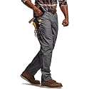 CQR Men's Quick Dry Work Pants, Water Resistant Outdoor Tactical Pants, Lightweight Stretch Cargo Hiking Pants