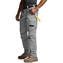 CQR Men's Quick Dry Work Pants, Water Resistant Outdoor Tactical Pants, Lightweight Stretch Cargo Hiking Pants
