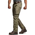 CQR Men's Quick Dry Work Pants, Water Resistant Outdoor Tactical Pants, Lightweight Stretch Cargo Hiking Pants