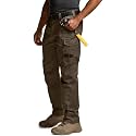 CQR Men's Quick Dry Work Pants, Water Resistant Outdoor Tactical Pants, Lightweight Stretch Cargo Hiking Pants