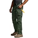 CQR Men's Quick Dry Work Pants, Water Resistant Outdoor Tactical Pants, Lightweight Stretch Cargo Hiking Pants