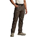 CQR Men's Quick Dry Work Pants, Water Resistant Outdoor Tactical Pants, Lightweight Stretch Cargo Hiking Pants