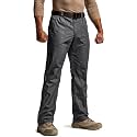 CQR Men's Quick Dry Work Pants, Water Resistant Outdoor Tactical Pants, Lightweight Stretch Cargo Hiking Pants