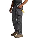 CQR Men's Quick Dry Work Pants, Water Resistant Outdoor Tactical Pants, Lightweight Stretch Cargo Hiking Pants