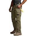 CQR Men's Quick Dry Work Pants, Water Resistant Outdoor Tactical Pants, Lightweight Stretch Cargo Hiking Pants