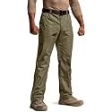 CQR Men's Quick Dry Work Pants, Water Resistant Outdoor Tactical Pants, Lightweight Stretch Cargo Hiking Pants