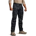 CQR Men's Tactical Pants, Water Resistant Ripstop Cargo Pants, Lightweight EDC Work Hiking Pants, Outdoor Apparel