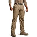 CQR Men's Tactical Pants, Water Resistant Ripstop Cargo Pants, Lightweight EDC Work Hiking Pants, Outdoor Apparel