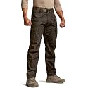 CQR Men's Tactical Pants, Water Resistant Ripstop Cargo Pants, Lightweight EDC Work Hiking Pants, Outdoor Apparel