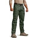CQR Men's Tactical Pants, Water Resistant Ripstop Cargo Pants, Lightweight EDC Work Hiking Pants, Outdoor Apparel