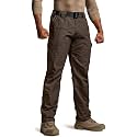 CQR Men's Tactical Pants, Water Resistant Ripstop Cargo Pants, Lightweight EDC Work Hiking Pants, Outdoor Apparel