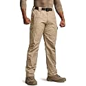 CQR Men's Tactical Pants, Water Resistant Ripstop Cargo Pants, Lightweight EDC Work Hiking Pants, Outdoor Apparel