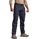 CQR Men's Tactical Pants, Water Resistant Ripstop Cargo Pants, Lightweight EDC Work Hiking Pants, Outdoor Apparel