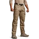 CQR Men's Tactical Pants, Water Resistant Ripstop Cargo Pants, Lightweight EDC Work Hiking Pants, Outdoor Apparel