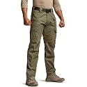 CQR Men's Tactical Pants, Water Resistant Ripstop Cargo Pants, Lightweight EDC Work Hiking Pants, Outdoor Apparel