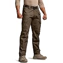 CQR Men's Tactical Pants, Water Resistant Ripstop Cargo Pants, Lightweight EDC Work Hiking Pants, Outdoor Apparel
