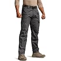 CQR Men's Tactical Pants, Water Resistant Ripstop Cargo Pants, Lightweight EDC Work Hiking Pants, Outdoor Apparel